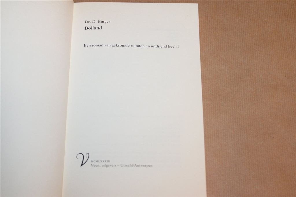 Bolland — Roman over de Vierde Dimensie en Platland, Boeken, Ophalen of Verzenden, Gelezen