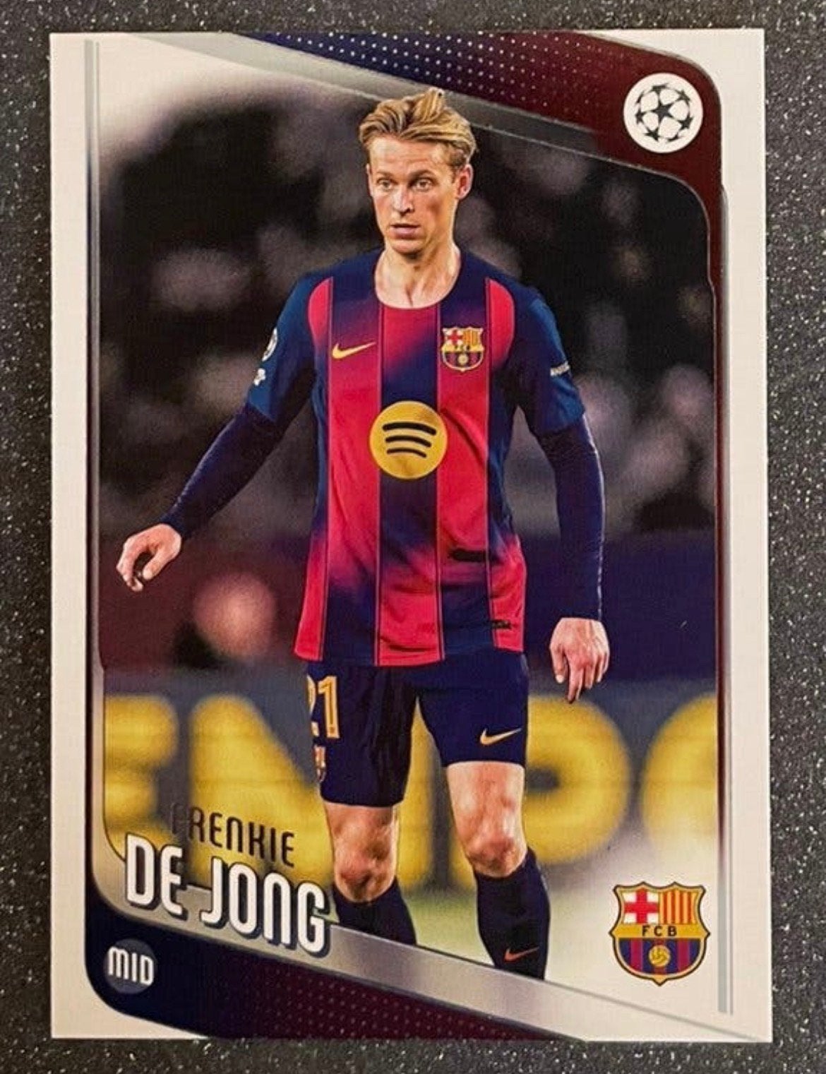 Topps UCC Flagship ‘26    FRENKIE DE JONG    FC BARCELONA, Verzenden, Zo goed als nieuw, Plaatje