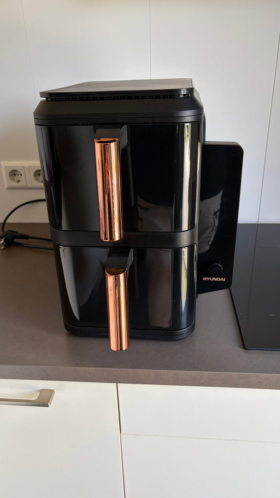 Hyundai Double Stack XL Airfryer 10.4L - Zo goed als nieuw, Ophalen, Zo goed als nieuw, Airfryer XL, 1500 gram of meer