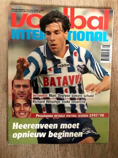 Voetbal International, 32e  jaargang, nr. 28, 1997, Ophalen, Gebruikt, Overige binnenlandse clubs, Boek of Tijdschrift