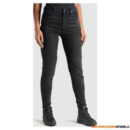 Pando Moto Kusari COR 01 Dames Motorjeans Skinny, Zwart, Motoren, Ophalen of Verzenden, Nieuw met kaartje