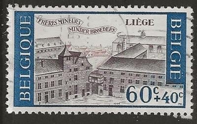 Belgie 14, klooster, Verzenden, Gestempeld