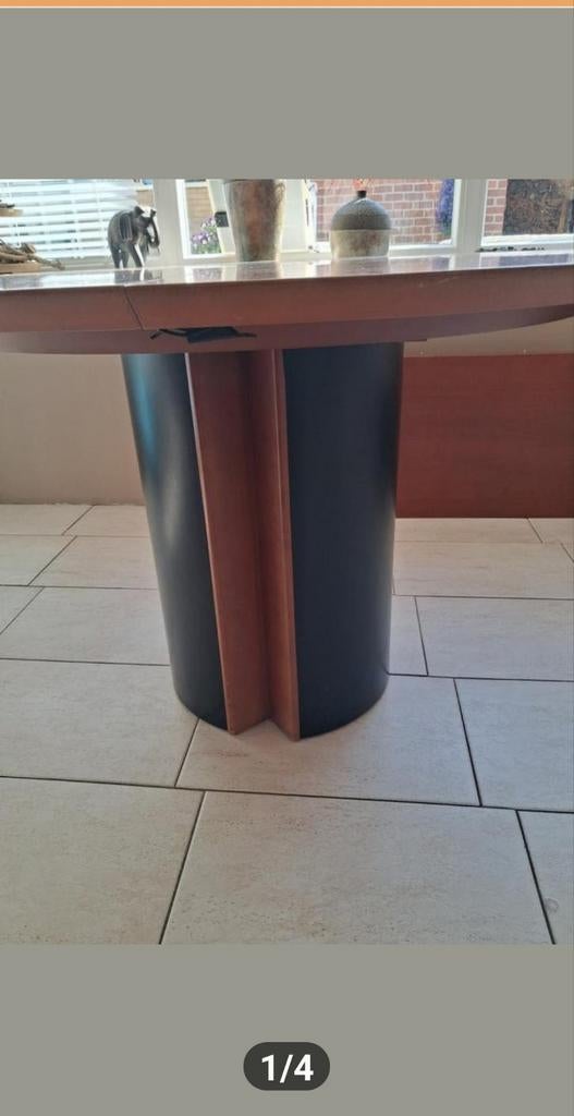 Leolux eettafel, Ophalen of Verzenden, Ovaal, 150 tot 200 cm, 100 tot 150 cm
