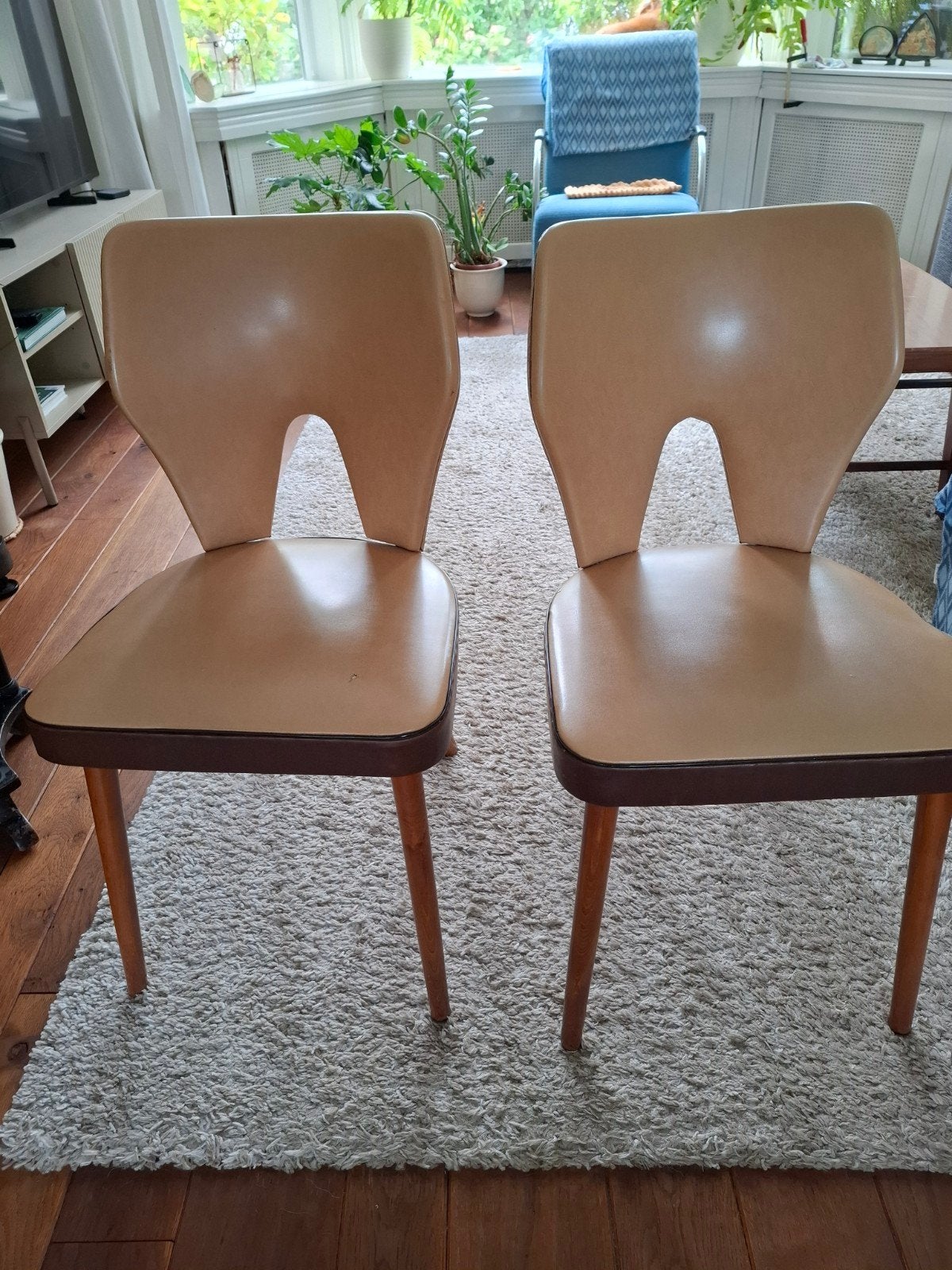 Set van 2 vintage stoelen - Jaren '60 design, Ophalen