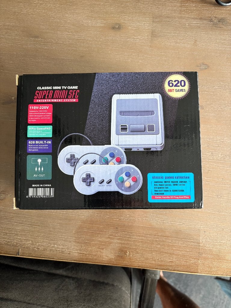 Super Mini SFC  !!! NIEUW in verpakking!!!, Spelcomputers en Games, Spelcomputers | Nintendo NES, Ophalen, Nieuw, Met 2 controllers