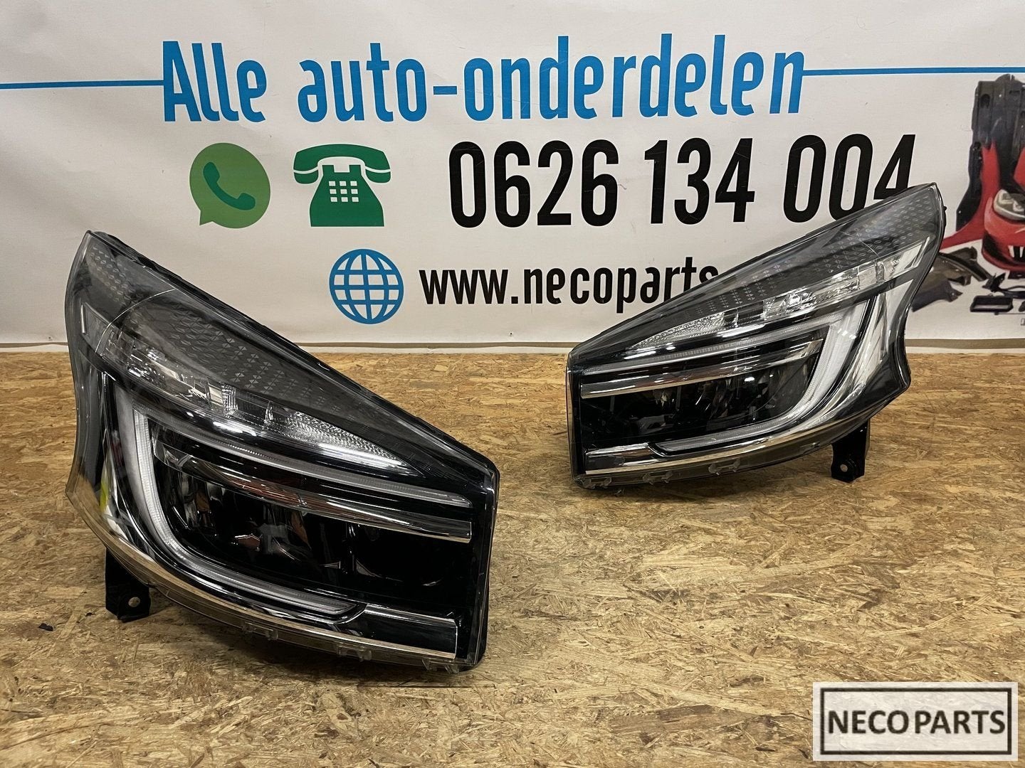 RENAULT TRAFIC LED KOPLAMPEN ORIGINEEL SET COMPLEET, Gebruikt, -, Renault, -