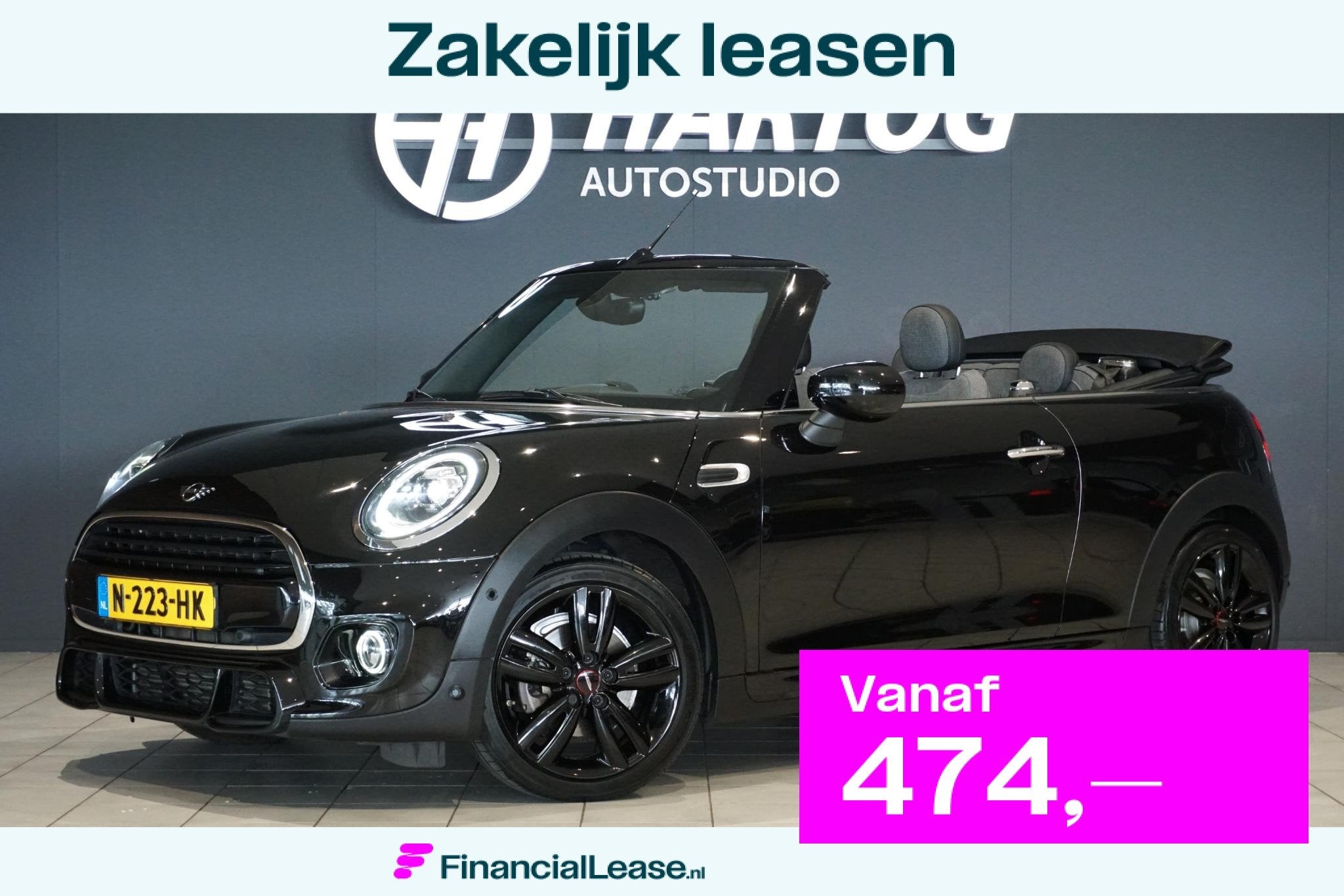 MINI Cabrio 1.5 Cooper Sidewalk Edition JCW + CAMERA / APPLE, 136 pk, Gebruikt, Cabriolet, 4 stoelen