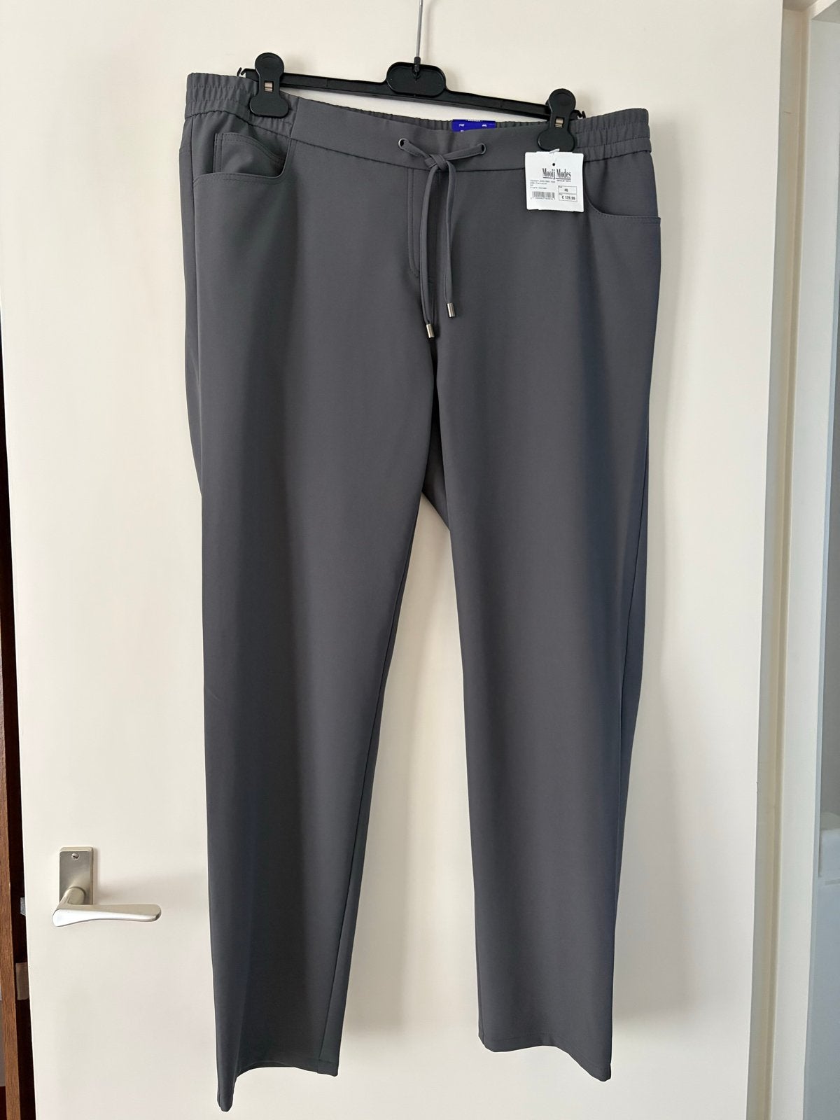 Frank Walder Brenda broek NIEUW- Maat 46- Grijs, Maat 46/48 (XL) of groter, Nieuw, Ophalen of Verzenden, Grijs