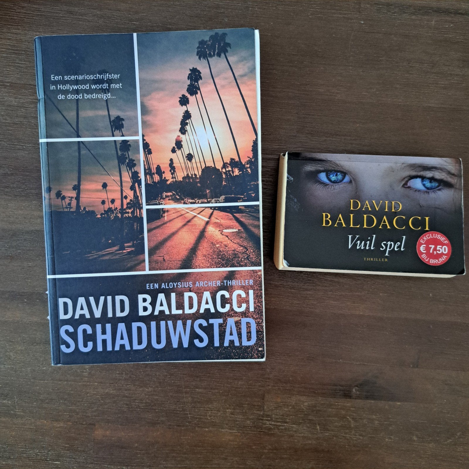 David Baldacci - Schaduwstad & Vuil spel (thriller), Ophalen of Verzenden, Gelezen, David Baldacci