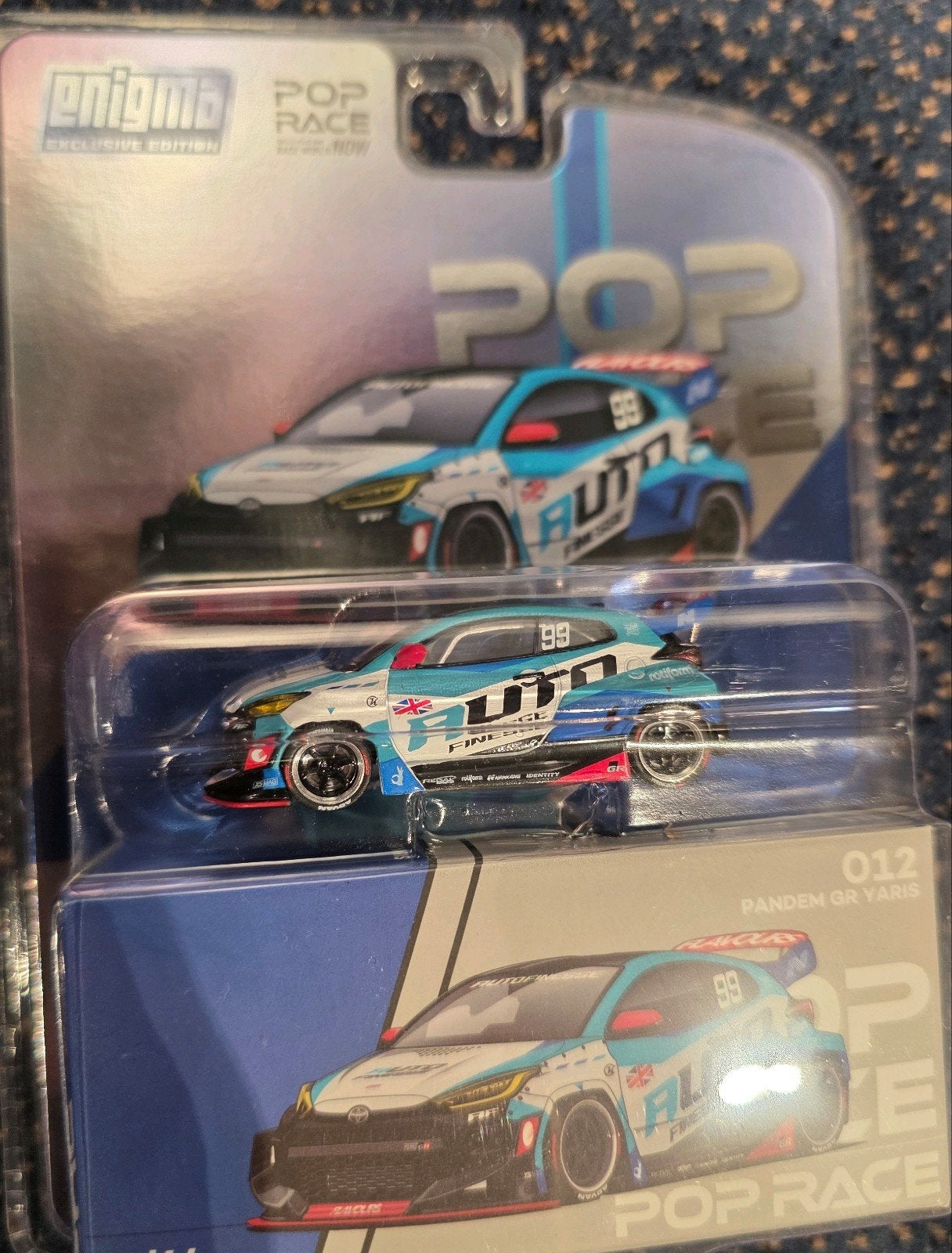 Pop Race Enigma Pandem GR Yaris 1/64 Modelauto, Onbekend, Nieuw, Ophalen of Verzenden, Onbekend