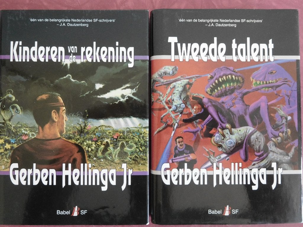 Gerben Hellinga Jr Kinderen van de rekening Tweede talent, Boeken, Ophalen of Verzenden, Zo goed als nieuw