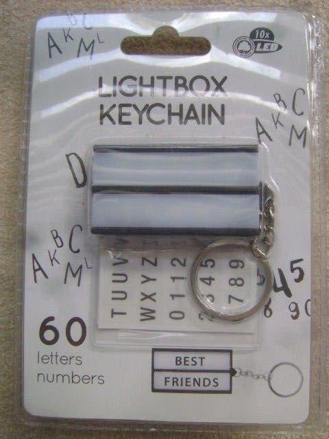 light box keychain--sleutelhanger, Ophalen of Verzenden, Nieuw