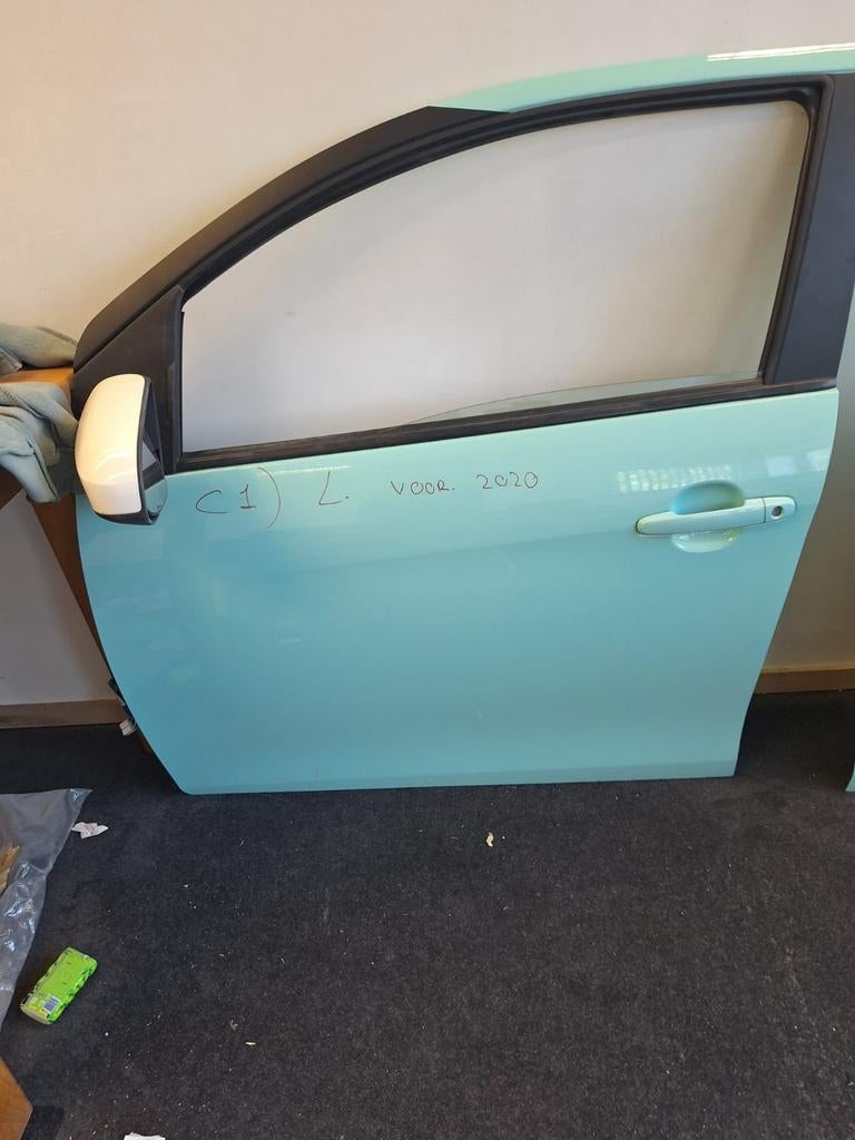 Citroën C1 2020 Voorportier Links Compleet KLS schadevrij, Ophalen, Gebruikt, Citroën, Deur