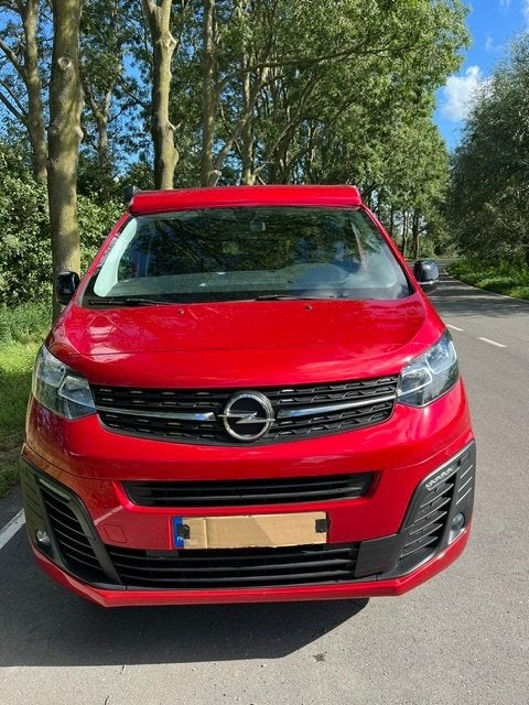 Elektrische Camperbus; Opel E- Fixxter XXL, 75 kwh, Caravans en Kamperen, Buscamper of Camperbus, Luifel, Koelkast, 7 tot 12 maanden geleden