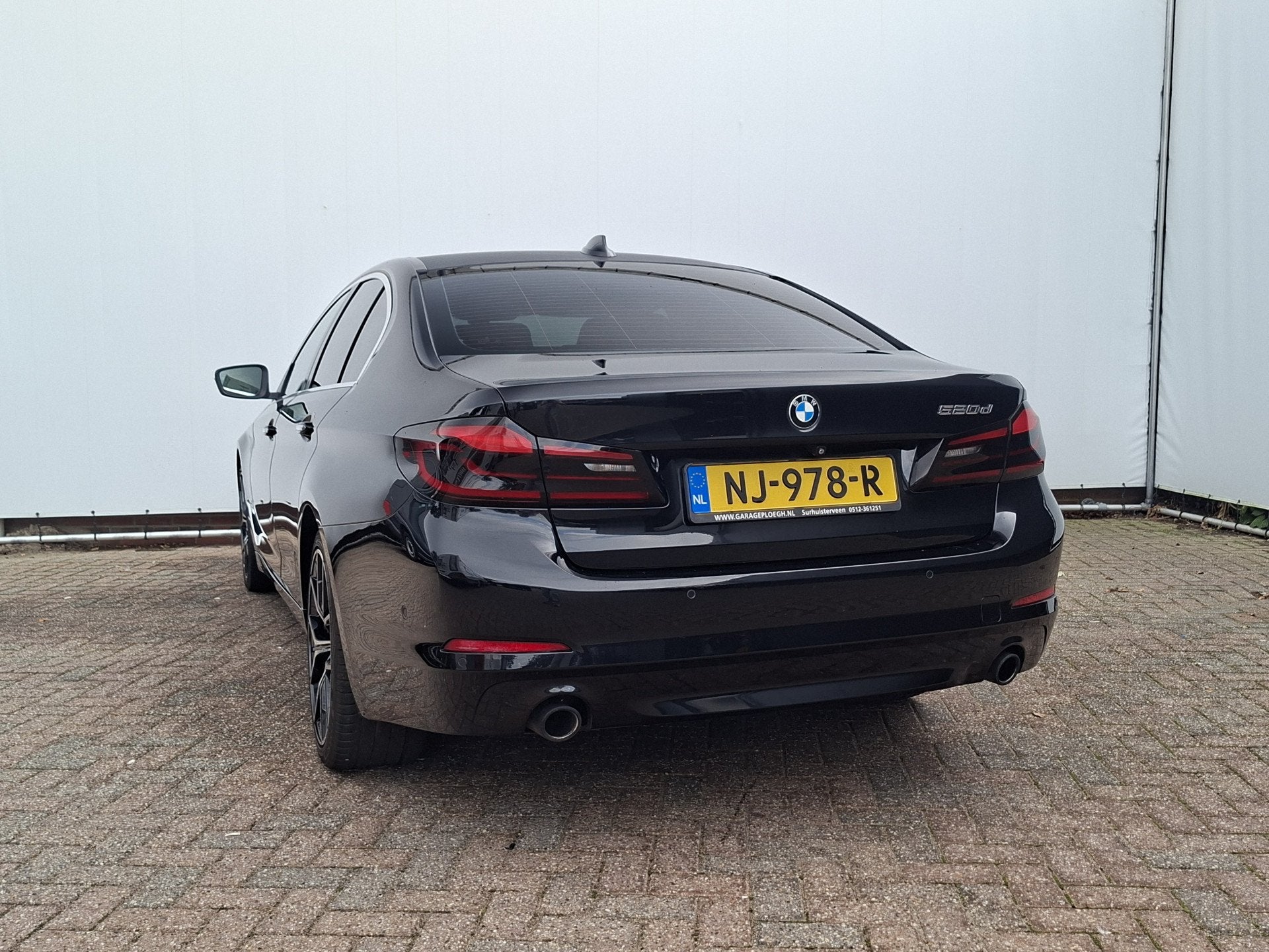 BMW 5 Serie 520d High Executive Leder Comfort Memory Luxury, Automaat, Achterwielaandrijving, Euro 6, Zwart
