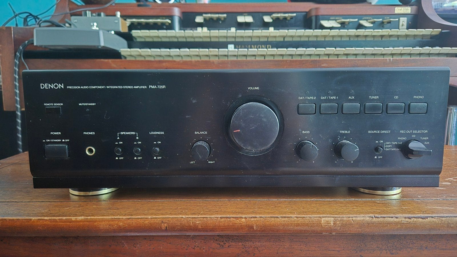 Denon PMA 725R versterker, Audio, Tv en Foto, Versterkers en Receivers, Gebruikt, Denon, Ophalen of Verzenden, Minder dan 60 watt