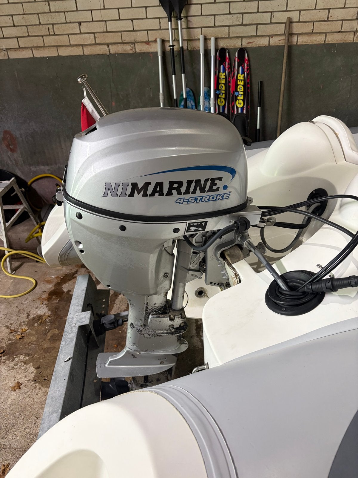 Nimarine 15 pk buitenboordmotor met afstandsbediening, Ophalen of Verzenden, Gebruikt