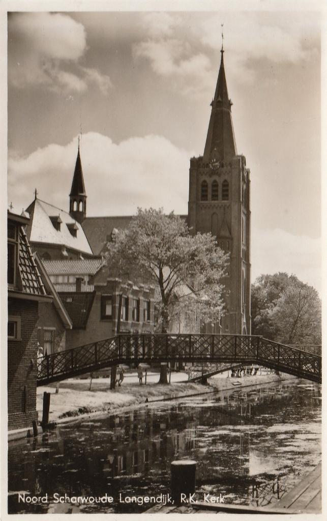 Noord Scharwoude, Verzenden, 1940 tot 1960, Ongelopen, Noord-Holland