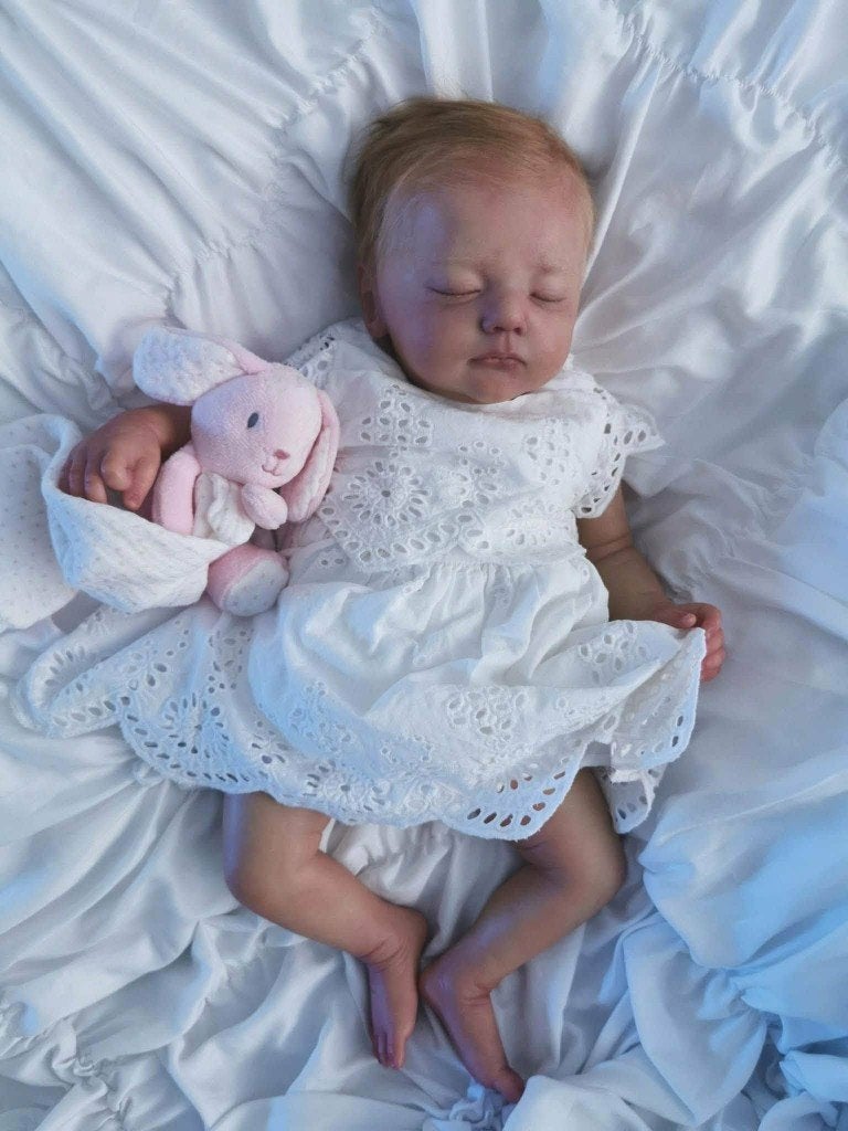 Prototype reborn baby ** Alessia**, Verzamelen, Poppen, Ophalen of Verzenden, Zo goed als nieuw, Babypop, Levensecht of Reborn