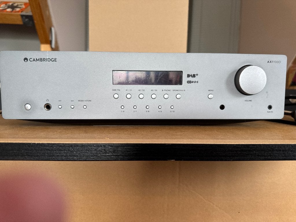 Cambridge Audio AXR100D 100watt versterker, Overige merken, Ophalen of Verzenden, Zo goed als nieuw, 60 tot 120 watt