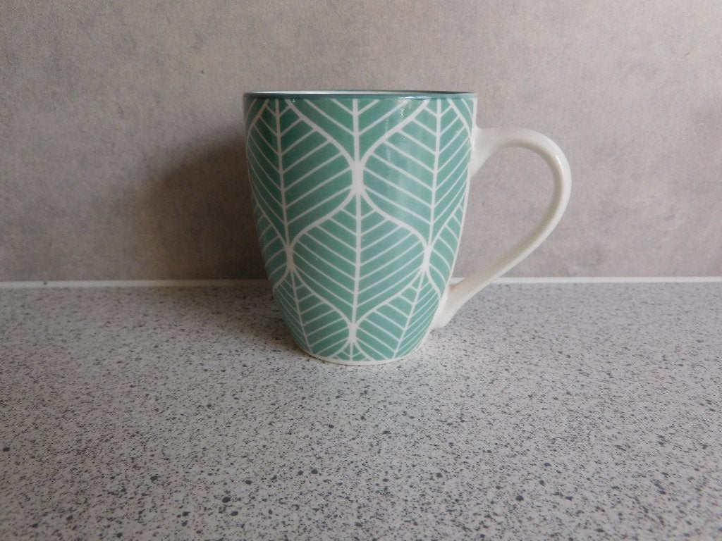 Senseo Mok 180 ml Groen Blad Albert Heijn, Keramiek, Zo goed als nieuw, Albert Heijn, Overige stijlen