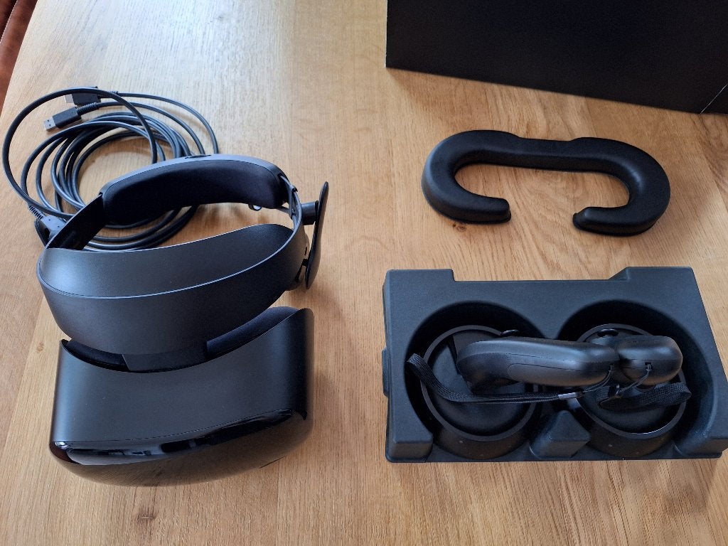 HMD VR Samsung Odyssey+, Spelcomputers en Games, Virtual Reality, Gebruikt, Pc, VR-bril, Ophalen of Verzenden
