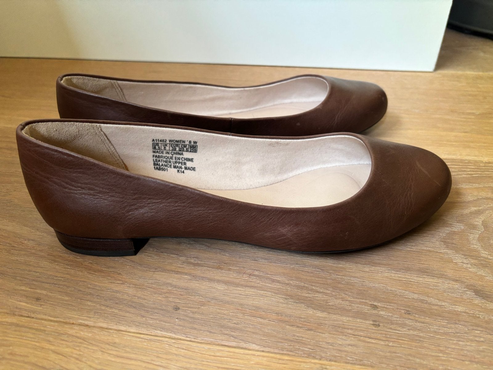 Rockport bruine ballerina's - Maat 39, Ophalen of Verzenden, Nieuw, Bruin, Ballerina's