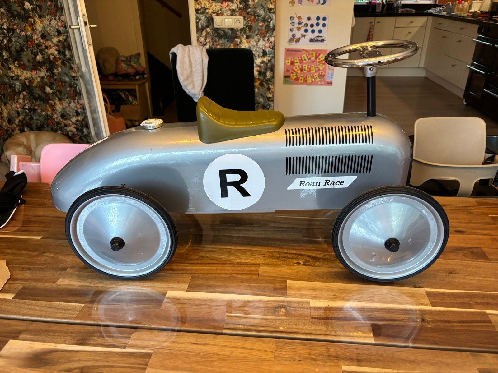 Roan Race trapauto - Vintage stijl loopauto, Ophalen, Gebruikt