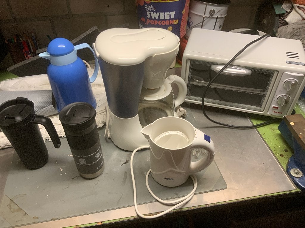 Camping spullen, Ophalen, Gebruikt