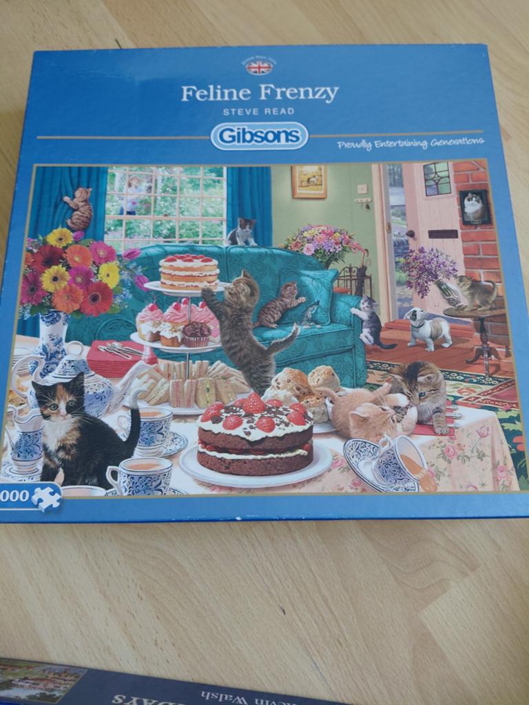 Gibson puzzels, Ophalen of Verzenden, 500 t/m 1500 stukjes, Gebruikt, Legpuzzel