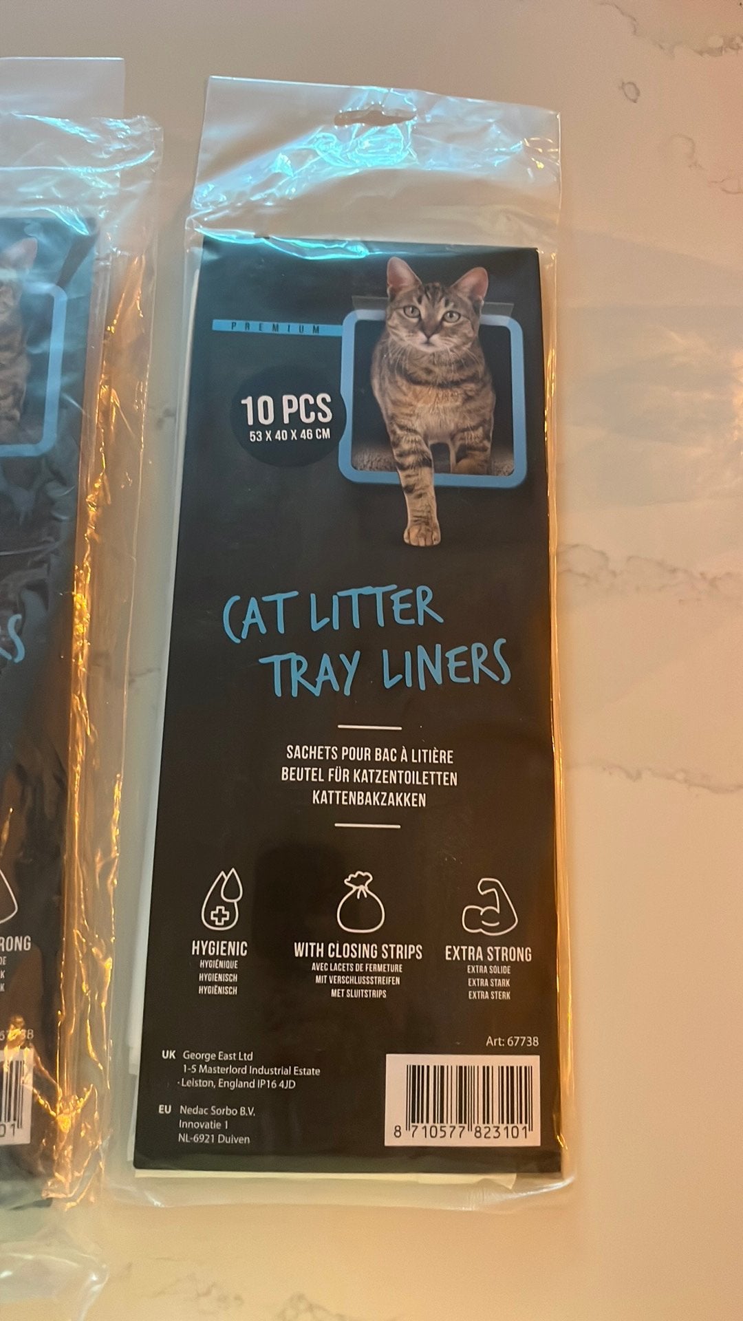 Kattenbak zakken, Ophalen, Zo goed als nieuw
