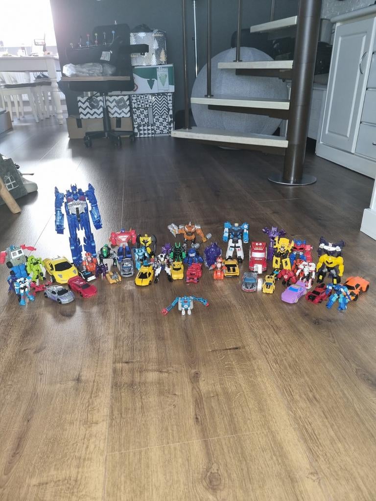 Grote collectie Transformers actiefiguren, Ophalen of Verzenden, Gebruikt