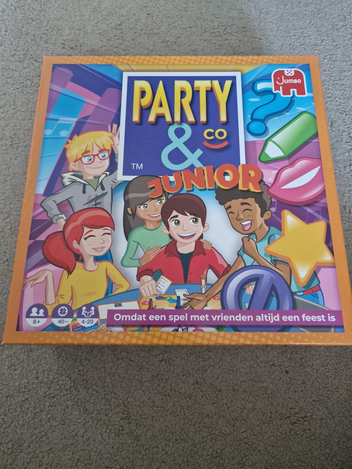 Party & Co Junior Gezelschapsspel - Jumbo, Drie of vier spelers, Ophalen of Verzenden, Gebruikt, Jumbo