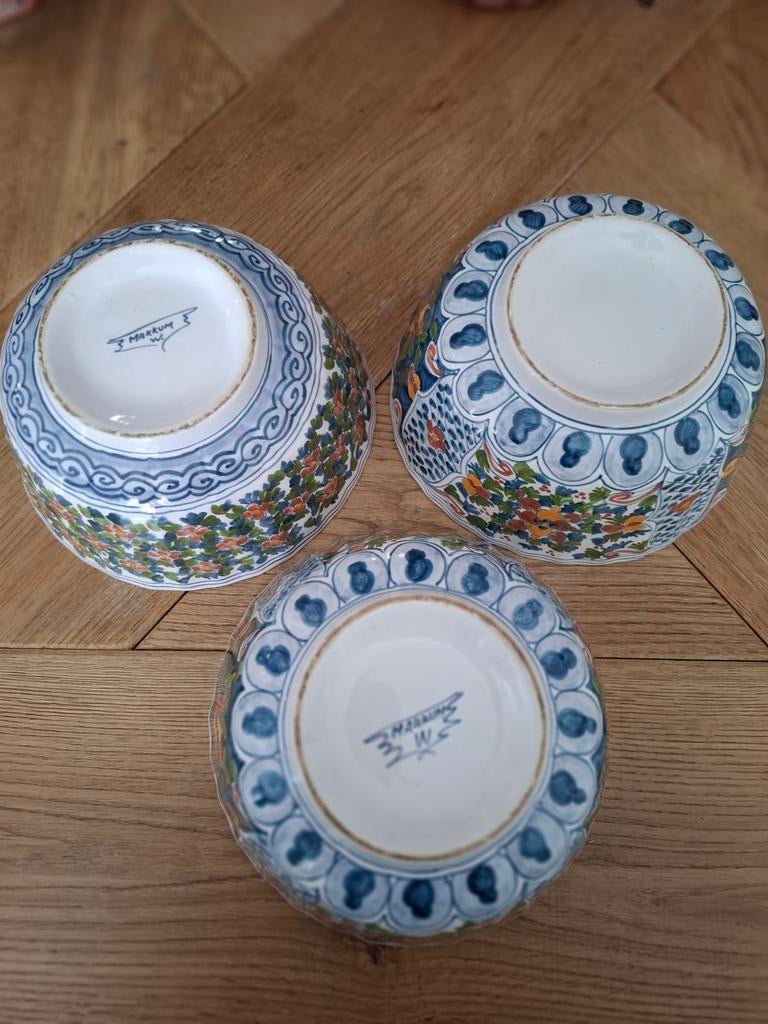 Makkum aardewerk schaal schaaltjes, Antiek en Kunst, Ophalen of Verzenden