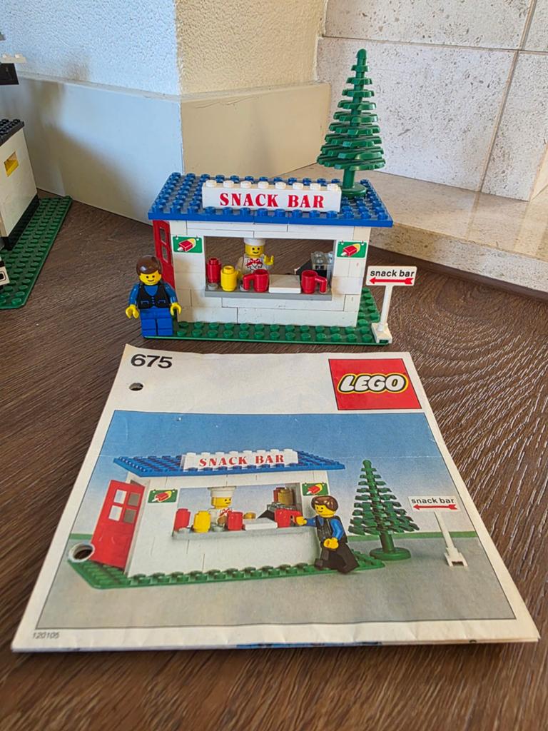 Vintage LEGO Snack Bar Set 675 met instructies, Kinderen en Baby's, Speelgoed | Duplo en Lego, Compleet, Lego, Ophalen of Verzenden