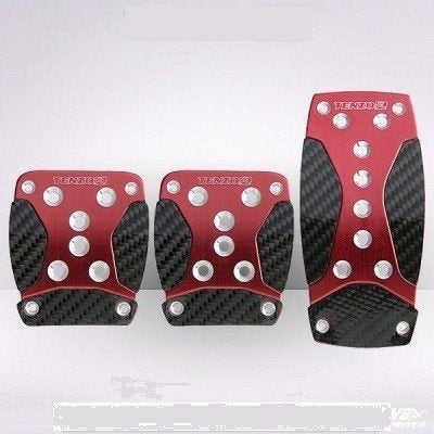 Tenzo-R Racing Sport Pedalen set Rood/Zwart, Ophalen of Verzenden