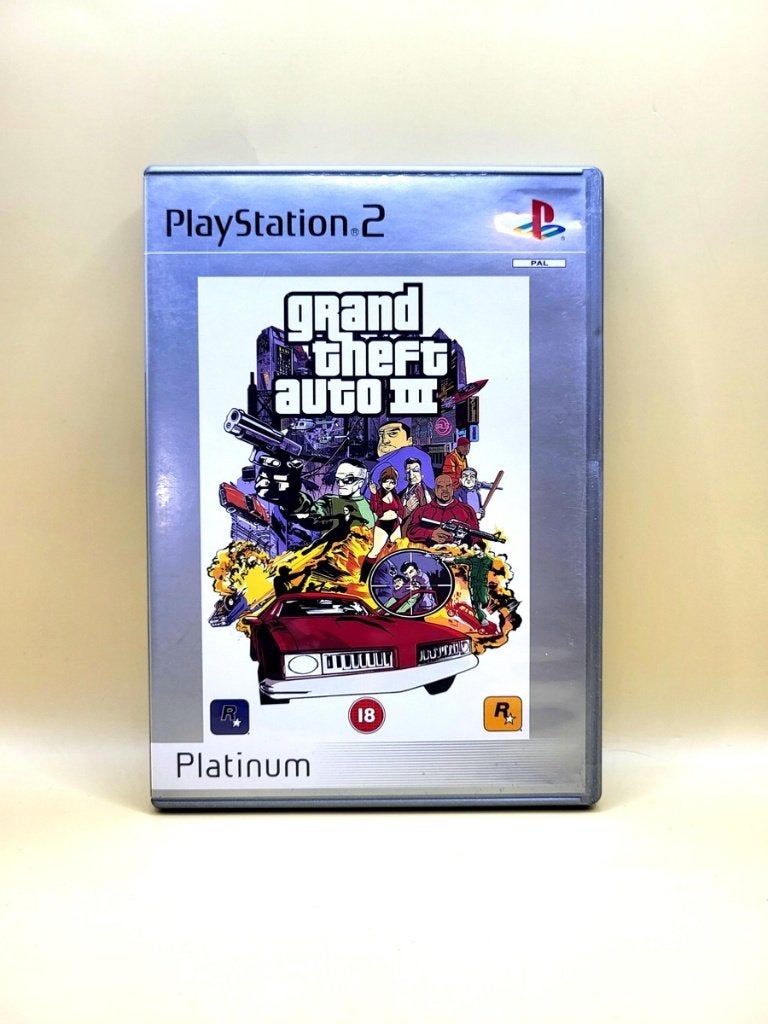 Grand Theft Auto III Platinum - PlayStation 2 - PS2, Avontuur en Actie, Vanaf 18 jaar, 1 speler, Sony support