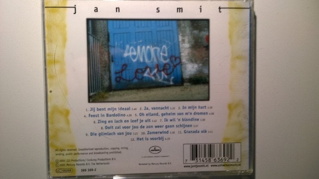 Jan Smit - Zing & Lach, Ophalen of Verzenden, Zo goed als nieuw, Pop, Album