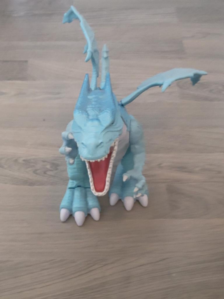 Blauwe draak speelgoedfiguur, Ophalen, Zo goed als nieuw, Jongen of Meisje