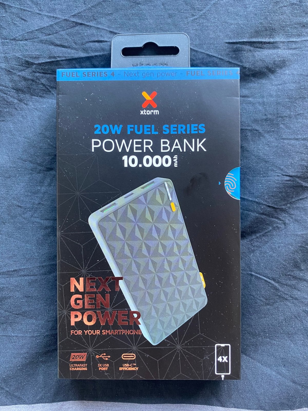 Powerbank, 20W, 10.000 mAh, Ophalen, Nieuw