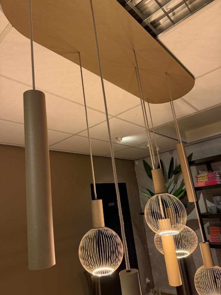 Ztahl - Como hanglamp 8-lichts Quartz, Info@abitare-interiors.com, Zthal, Ophalen of Verzenden, Zo goed als nieuw
