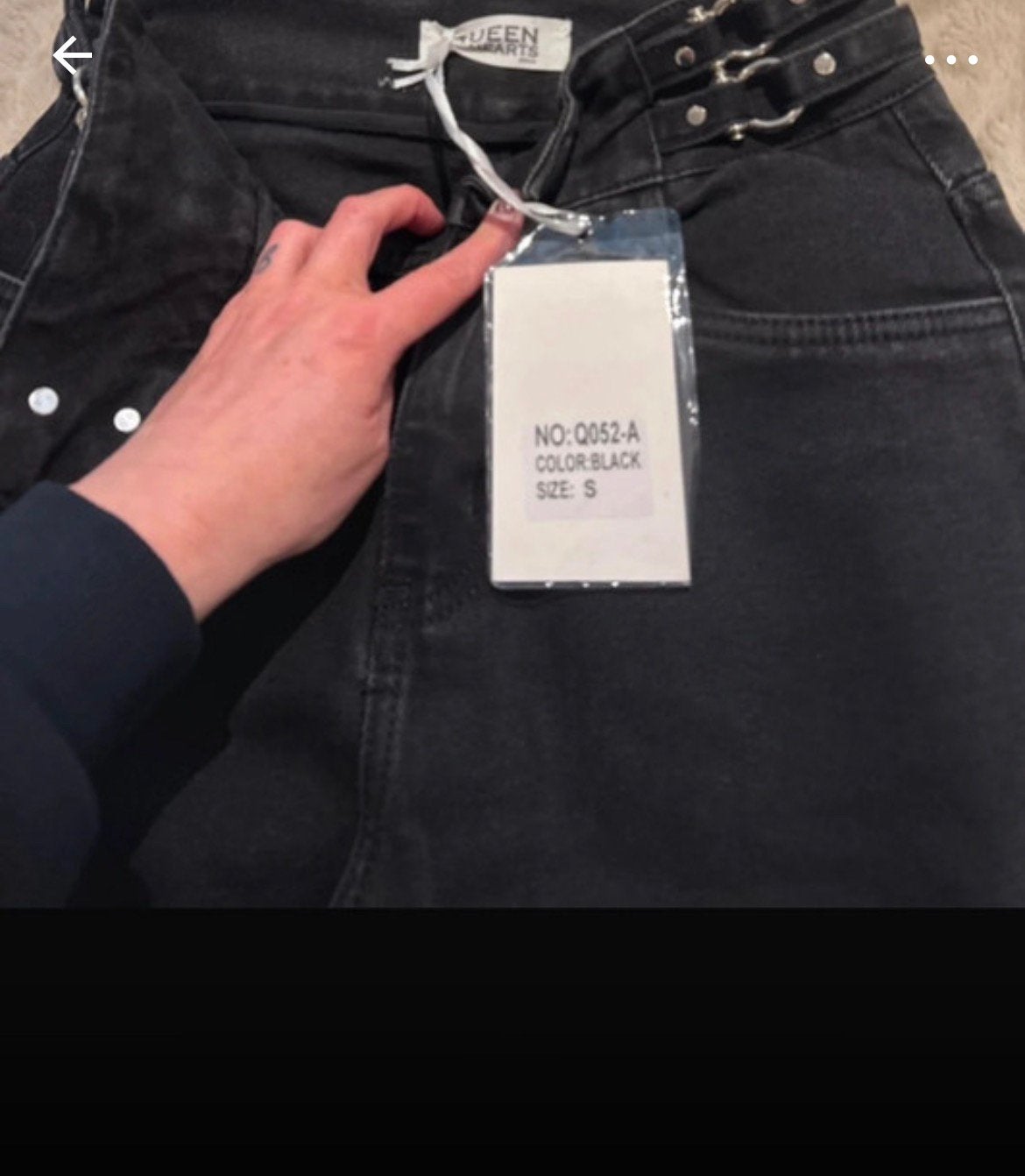 Queen heart jeans, Ophalen of Verzenden, Nieuw, Zwart, W28 - W29 (confectie 36)