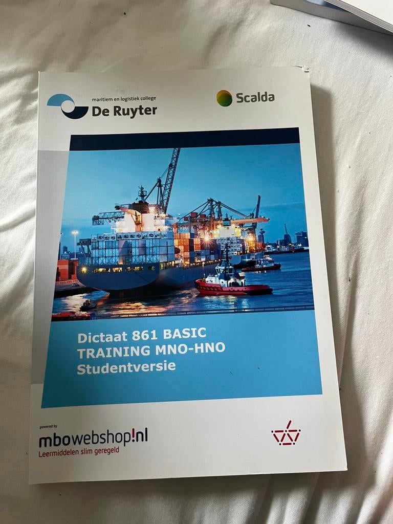 Dictaat 861 BASIC TRAINING MNO-HNO studentversie, Ophalen of Verzenden, Zo goed als nieuw, Overige niveaus, Engels