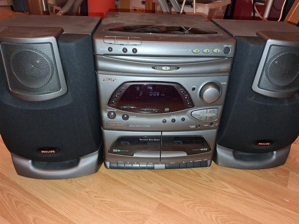 Philips mini hifi systeem FW 355C, Ophalen, Philips, Gebruikt, Tuner of Radio