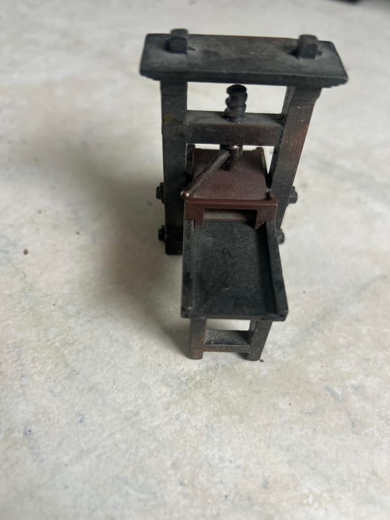 Miniatuur Puntenslijper Drukpers - Metaal, Spanje, Antiek en Kunst, Ophalen