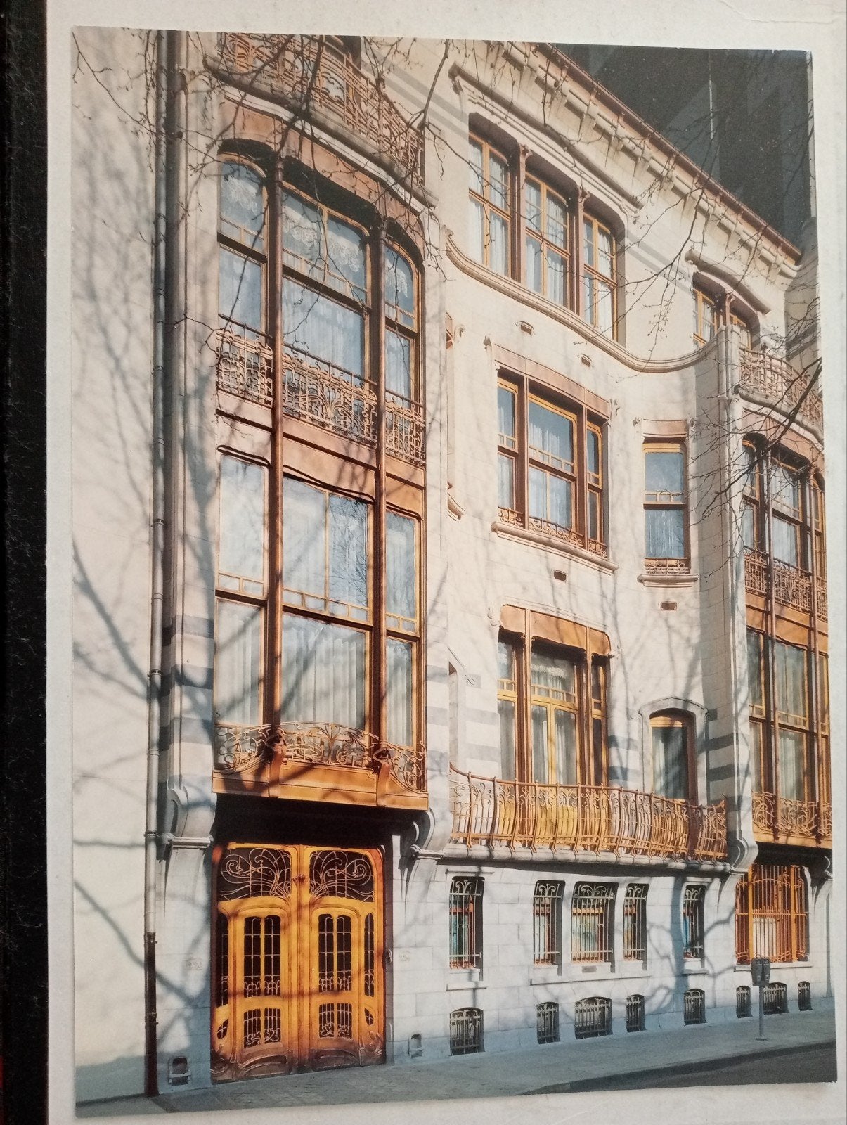 Viktor Horta fotoprint Art Nouveau, Ophalen of Verzenden