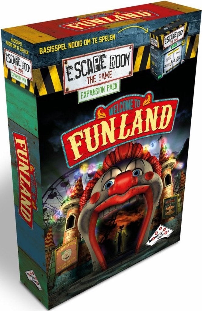 Escape Room the Game; Welcome to Funland, Een of twee spelers, Ophalen of Verzenden, Zo goed als nieuw, Identity Games