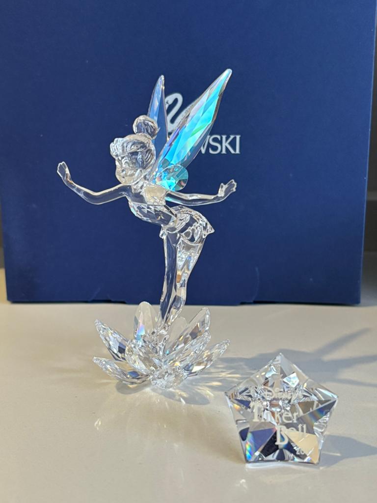 Swarovski Tinkerbell gelimiteerd 2008, Ophalen of Verzenden, Zo goed als nieuw, Figuurtje