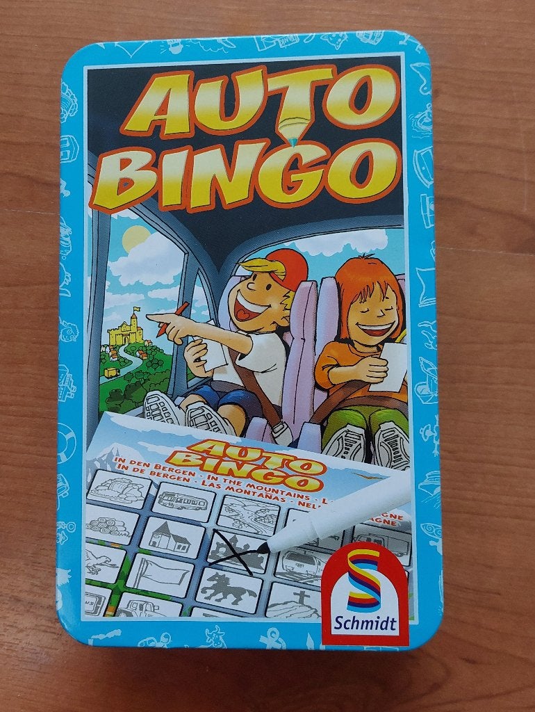 Bingo voor in de Auto, leuk voor de kinderen onderweg, Ophalen of Verzenden, Gebruikt