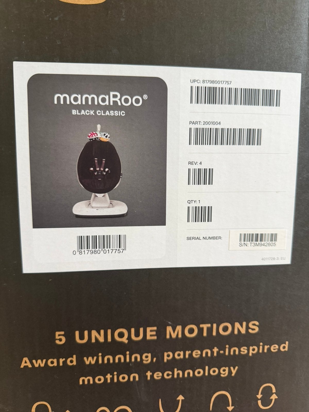 4moms mamaRoo 5, Ophalen of Verzenden, Zo goed als nieuw
